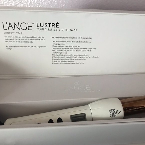 L’Ange Lustré Curling Titanium Wand | 25 MM = 1IN - Picture 3 of 6
